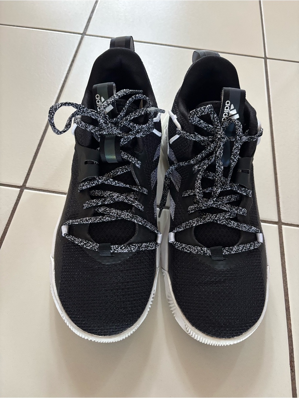adidas Black and White Knit Training Shoes Women’s 7 1/2